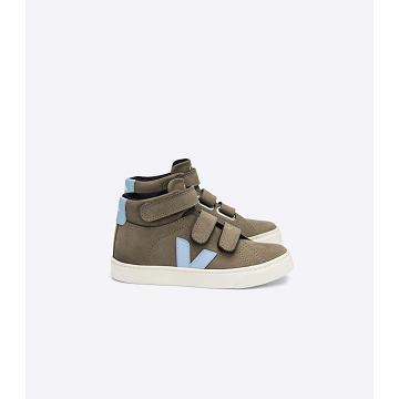 Veja ESPLAR MID NUBUCK Kids' High Tops Grey | NZ 695ZUT